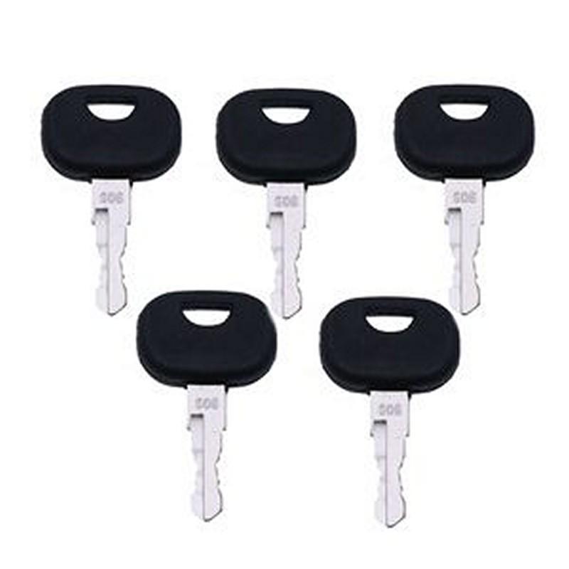 5Pcs Ignition Key 10221073 AT322699 for John Deere Track Loader 1050C 605C 655C 755C 950C