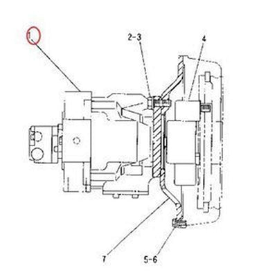 Hydraulic Pump 102-0781 for Caterpillar CAT Excavator 307 307-A