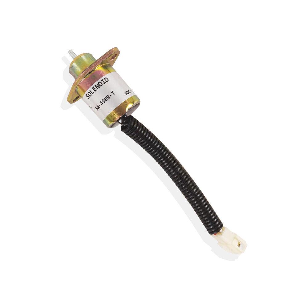 Fuel Shut Off Solenoid Valve Fit for Kubota D1105 Woodward Yanmar Diesel 12V New