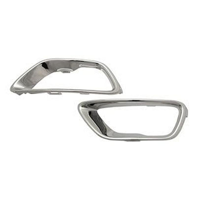 Fog Lamp Bezel Trim Ring Set 5ZM55SZ0AA 5ZM54SZ0AA for Jeep Grand Cherokee 2017-2022