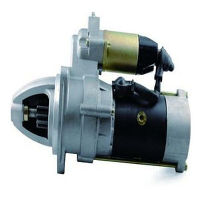 For Hitachi Excavator EX200-3 Isuzu Engine 6BD1 Starter Motor 1-81100-197-0 With 3 Install Hole