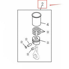 1Set Piston Kit 5-87813-275-0 for Isuzu Engine 4BD1 Hitachi Excavator EX100WD EX120 EX150 EX90 LX70 RX1200