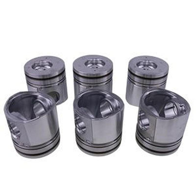 6 Pcs Piston 3926632 for Cummins Engine B3.9L 4B 4BT 4BTA 4BTAA B5.9L 6B 6BT 6BTA 6BTAA