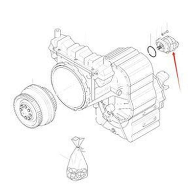 Hydraulic Pump 424-15-H1200 for Komatsu Wheel Loader WA420-3