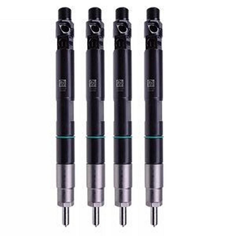 4Pcs Fuel Injector 28229876 320/06827 for JCB Engine ECOMAX 444 TCAE-93 Telescopic Handler 4.4D 93KW 2001-2012