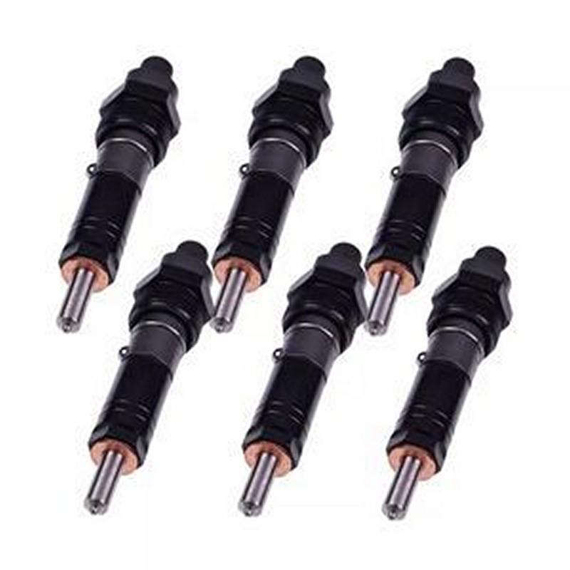 6 Fuel Injectors 4089254 4078719 for Cummins Engine 6BT5.9 6BTA