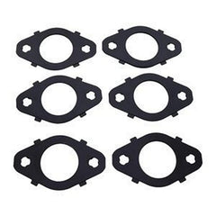 6 Pcs Exhaust Manifold Gasket 3946275 3955339 5447591 5266422 for Cummins Engine 6B5.9 ISB5.9 QSB5.9 ISB6.7 B6.7 6C8.3 B3.3 QSM11 L9 M11 ISL9 Dodge 5.9L 6.7L