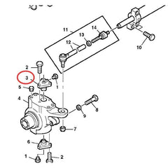 King Pin ER128880 para tractor John Deere 7200 7300 7400 