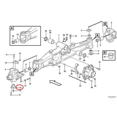King Pin VOE11709450 for Volvo Backhoe Loader BL60 BL60B BL61 BL70