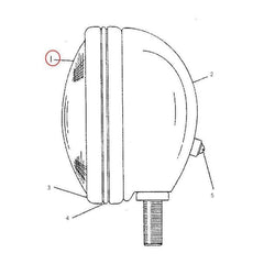 Lamp-sealed Unit 9W1281 for Caterpillar CAT Engine 3208 3304 3306 3406 Excavator 235C 245