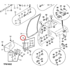 Pestillo 4395905 para excavadora John Deere 110 120 160LC 230LC 270LC 