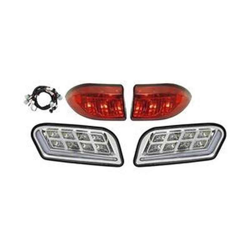 LED Headlight Tail Light Kit with Accent Light for Club Car Golf Cart