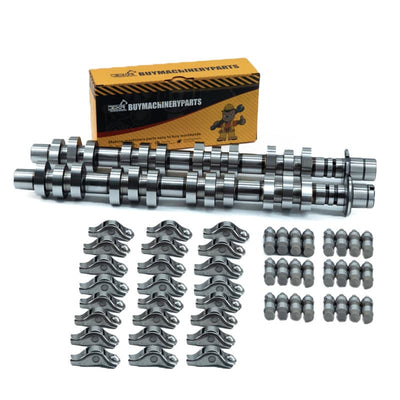 Left + Right Camshaft & Rocker Arm & Lifter for 2005-14 Ford F150 F250 4.6L 5.4L