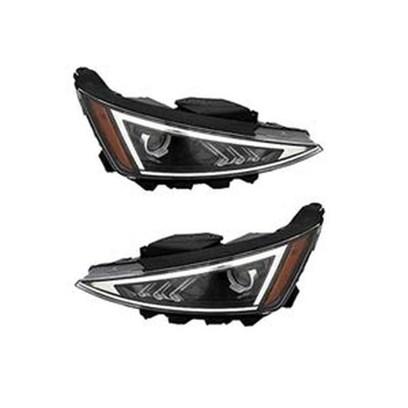 Headlight Headlamp Assembly Pair 92102-F3500 92101-F3500 for 2019-2020 Hyundai Elantra