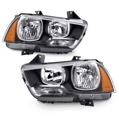 Left & Right LED Headlight 57010410AF/57010411AF for 2011-2014 Dodge Charger