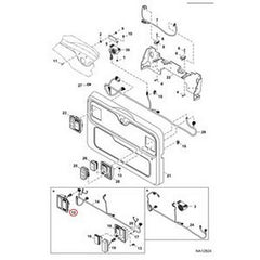 Light 7104670 7104671 for Bobcat Skid Steer Loader S100 S450 S510 S570 S630 S650 S740 S850 T110 T590 T630 T650 T740 T750 T770 T870