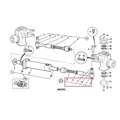 Conjunto de dirección de enlace 453/23400 448/17900 para JCB Telehandler 520 526 530 540 