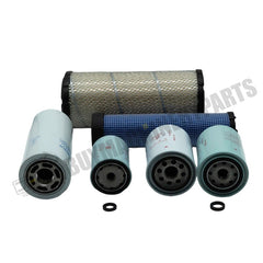 Kit de filtro de mantenimiento para motor Cummins 4B3.9 CASE Minicargadora 1845C 1840 