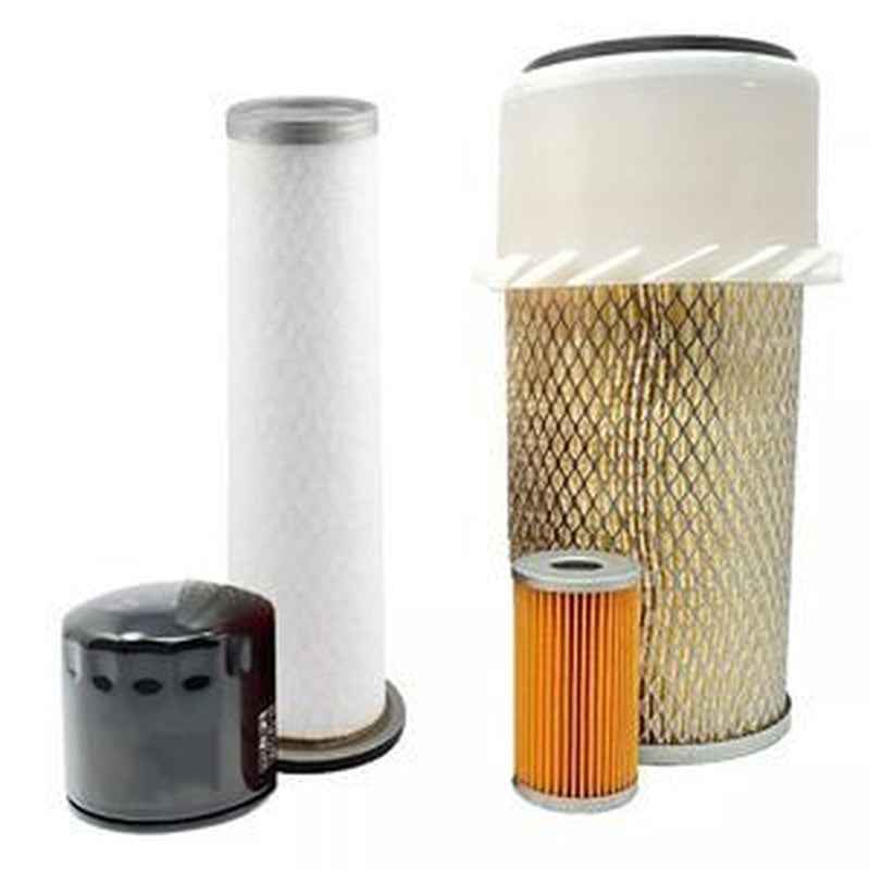Maintenance Filter Kit Compatible with John Deere 6675 7775 Skid Steer
