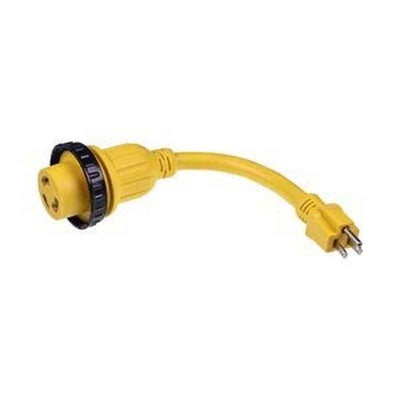 21103 Marine Shore Power Cord Pigtail Adapter for RV Boat Electrical