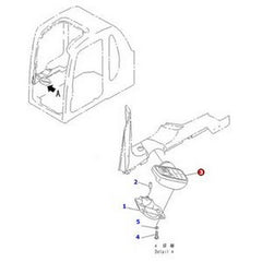 Monitor 7834-73-8000 for Komatsu Excavator PC200EL-6K PC150-6K PC150LC-6K PC160-6K PC180LC-6K PC180NLC-6K PC200EN-6K PW130ES-6K