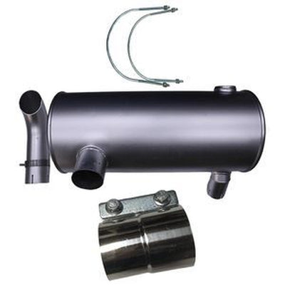 Kit de Silenciador e Abraçadeira 266-6251 e 094-7583 com 2 Parafusos em U para Motores Caterpillar CAT