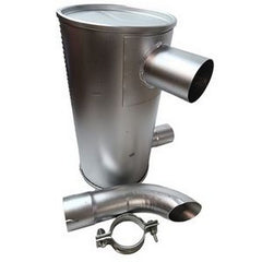 Muffler 6732-11-5840 6732-11-5550 for Komatsu Excavator PC100-6 PC120-6 PC130-6 PC128UU-1 PC128US-1 PC128UU-2 Engine 4D102 - Buymachineryparts