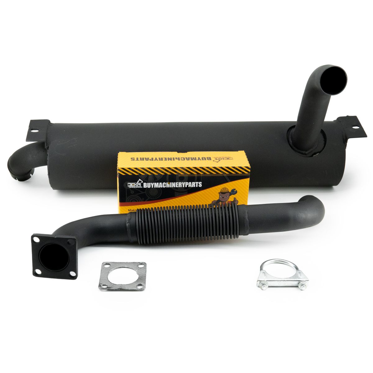 Muffler & Exhaust Pipe Kit 7130724 7130725 7101708 6727753 for Bobcat Loader S160 S185 S205 T180 T190