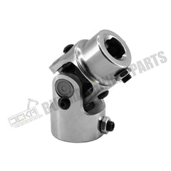 New 1" DD to 3/4" DD Steering Shaft U Joint Coupling Chrome