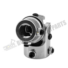 New 1" DD to 3/4" DD Steering Shaft U Joint Coupling Chrome