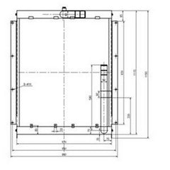 Oil Cooler 13C0000-2 for Doosan Excavator S290LC-V S290LL