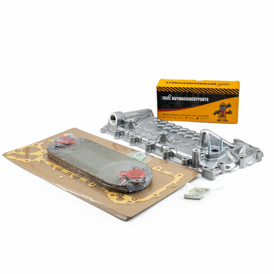 Núcleo y cubierta del enfriador de aceite 8980853125 8973341002 para motor Isuzu 4HK1 4HE1 camión NPR NQR NPR-HD