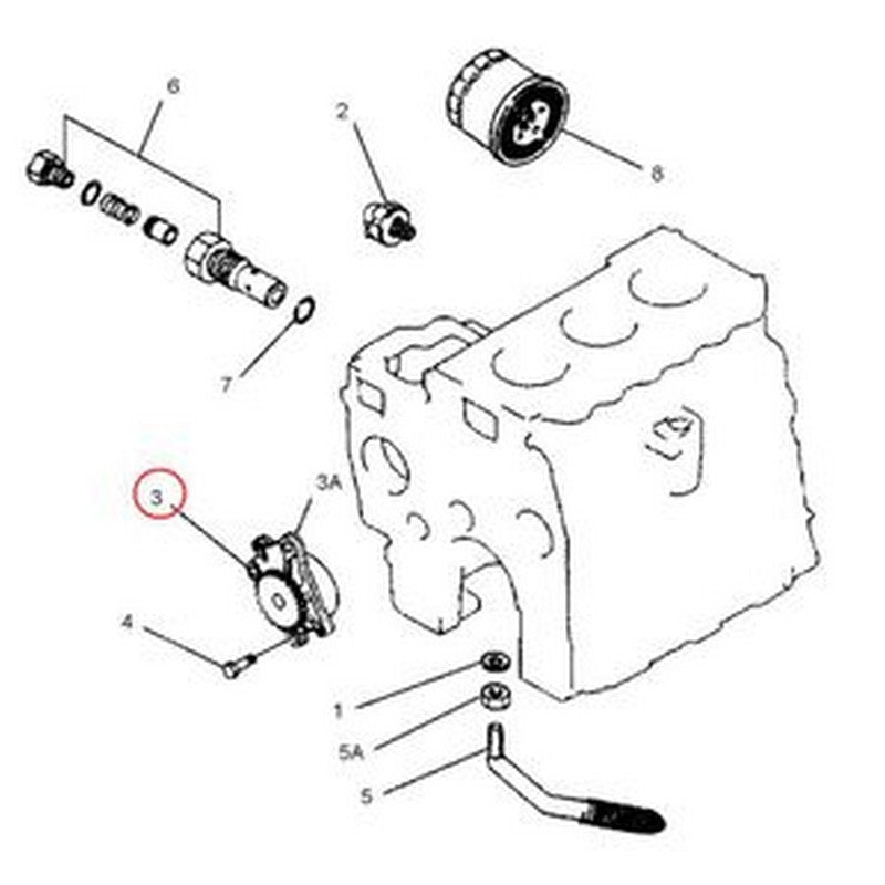 Oil Pump 199-2233 for Mitsubishi Engine S3L2 Caterpillar CAT Excavator 302.5C 303 304