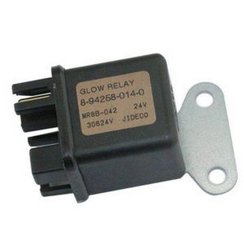 Glow Plug Relay 8942580140 for Hitachi EX400 EX400-3 EX400-5 EX450H-5 CX1000 CX1100 CX1800 CX2000 CX650-2 Isuzu 6HK1 Engine 24V