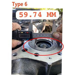 Kit de Reconstrução para Motor Mitsubishi S4S - Compressores Ingersoll Rand S30 G30 G33 G34 G40