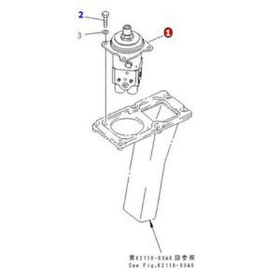 Pilot Valve 702-16-01340 for Komatsu Bulldozer D65PX-12 D85ESS-2 D65P-12 D65E-12 D60P-12-E