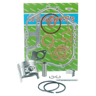 Piston & Gaskets & Bearing For Yanmar Diesel Engine & Generator L100 186F 10HP