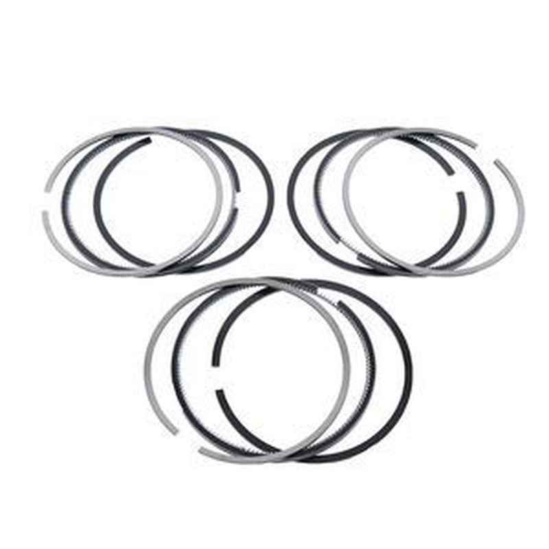 3Pcs Piston Rings 1G460-21050 for Kubota D902 Engine & Excavator