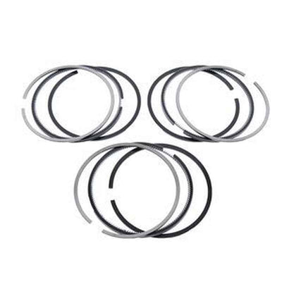 3Pcs Piston Rings 1G460-21050 for Kubota D902 Engine & Excavator