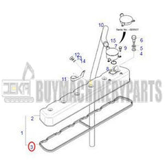 Cylinder Head Cover Gasket Seal 65.03905-0020 for Doosan Daewoo Komatsu SOLAR 330LC-V 340LC-7 400LC-V 420LC-V 470LC-V 500LC-V
