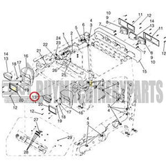 Lamp 86501306 for New Holland Skid Steer Loader C190 L120 LS190.B LT190.B LX465