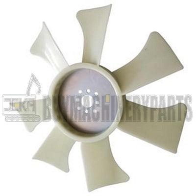 Cooling Fan Blade 21060-90069 4353609 for Isuzu Engine 4JB1 Hitachi Excavator EX60-1 EX75UR EX75UR-3 EX75URLC-3