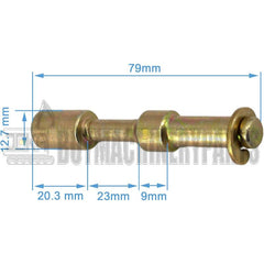 1-Pack S.27804 PTO Power Take Off Pin Yoke Quick Release