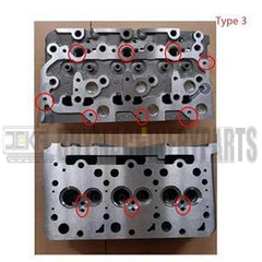 D1703 D1703-BG D1703-E2B D1703-E2BG D1703-EB D1703-M D1703-M-BG Complete Cylinder Head with Full Gasket Kit for Kubota Engine