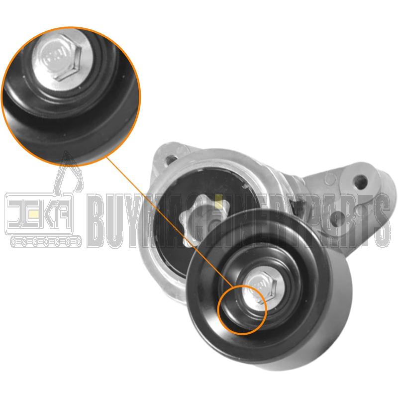 38278 Drive Belt Tensioner Assembly with Pulley, Compatible with 06-11 Acura CSX /13-15 ILX /07-12 RDX /04-08 TSX /03-07 Honda Accord /02-14 CR-V /06-15 Civic /03-11 Element，Belt Drive Component Kit.