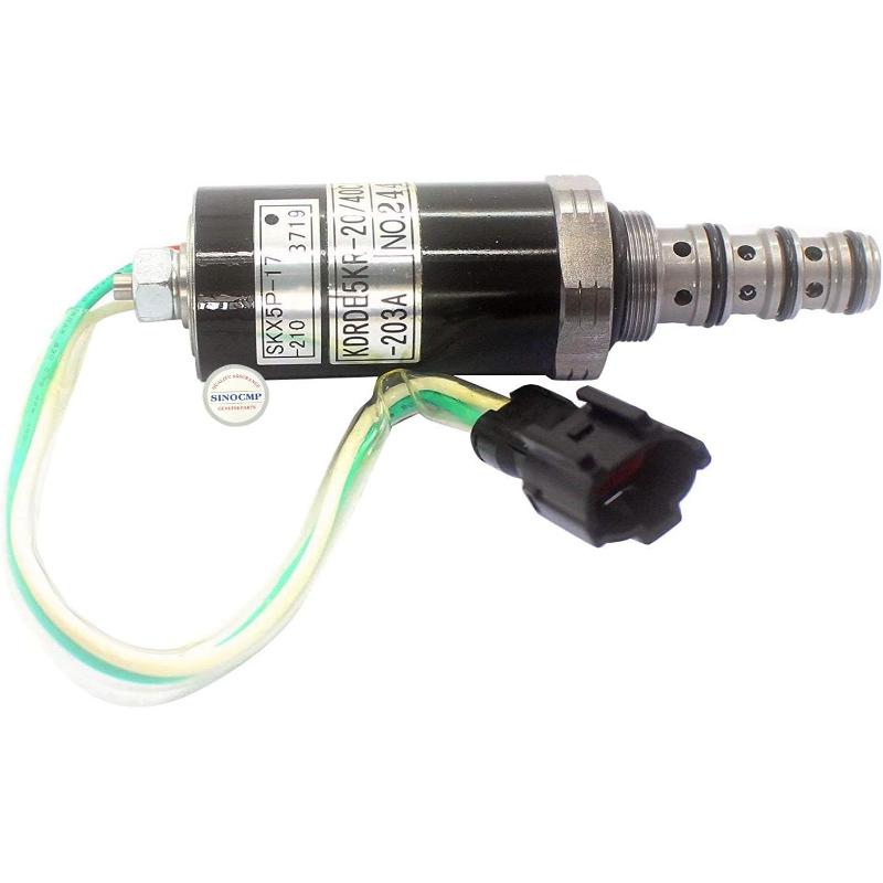 Solenoid Valve KDRDE5KR-20 40C13-203A SKX5P-17-210 Hydraulic Pump Solenoids for Sumitomo Excavator H200-2 Solenoid Valve Parts, 3 month warranty