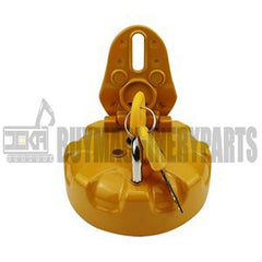 Fuel Cap With 2 Keys for Komatsu Excavator PC200-3 PC200-6 PC200-7 PC220-3 PC220-6 PC220-7 PC230-6 PC240LC-8