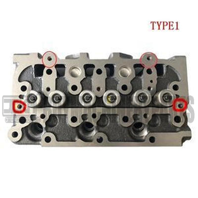 D722 D722-EB Cylinder Head Assembly With Full Gasket Kit for Kubota Engine Jacobsen Greens King IV Plus V and VI