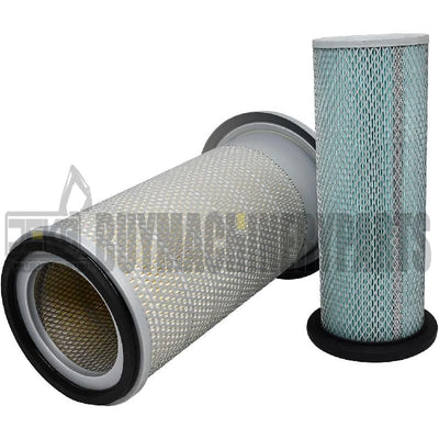 600-181-6540 6001816540 New Air Filter Set Compatible with Komatsu Excavator PC100L-6 PC120SC-6 PC128US-1 PC128UU-1 Bulldozer D31A-20 D31AM-20 D31E-20 D31P-20 D31P-20A