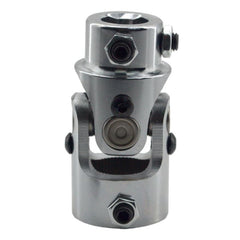 1"-48 Spline x 3/4" DD Chrome Steering Universal Joint Single U Joint Shaft,Total Length: 83mm (3-1/4")